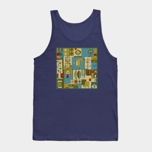 Mid Century Modern All Over Print Tank Top